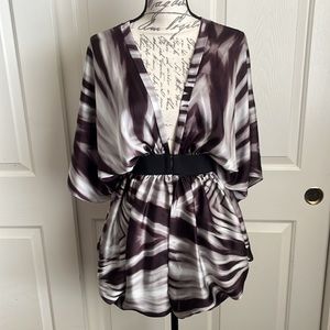 NWOT.  Bebe Wrap Blouse